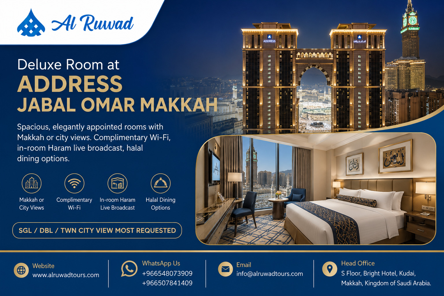 Deluxe Room at Address Jabal Omar Makkah