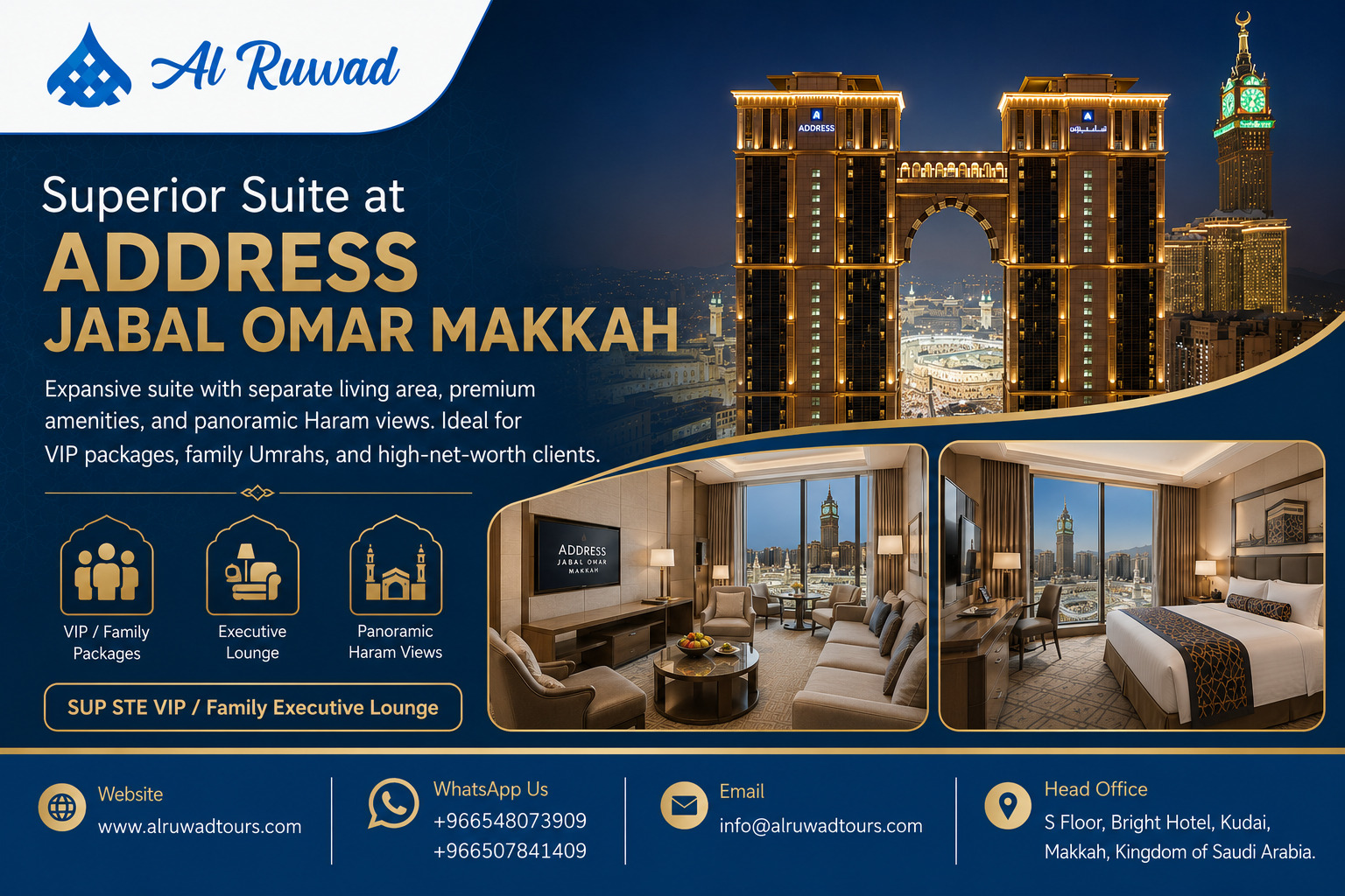 Superior Suite at Address Jabal Omar Makkah